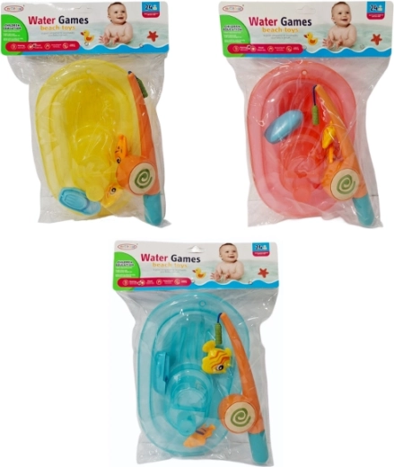 Igračka za kupanje – brodić s udicom i ribicama