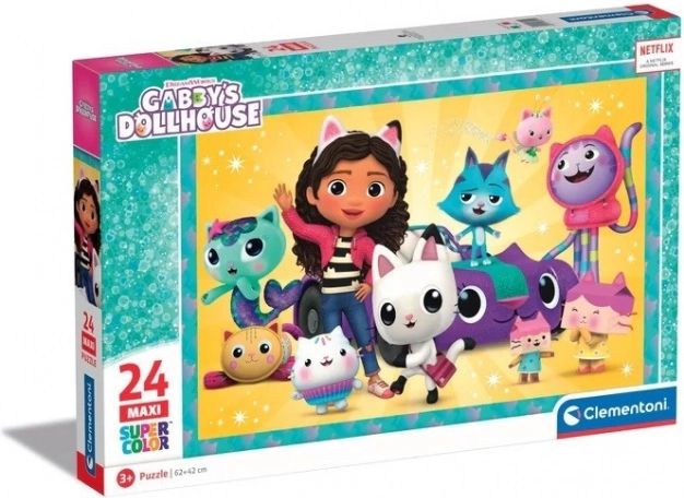 Maxi puzzle 24 dijelova Gabinin čarobni dom