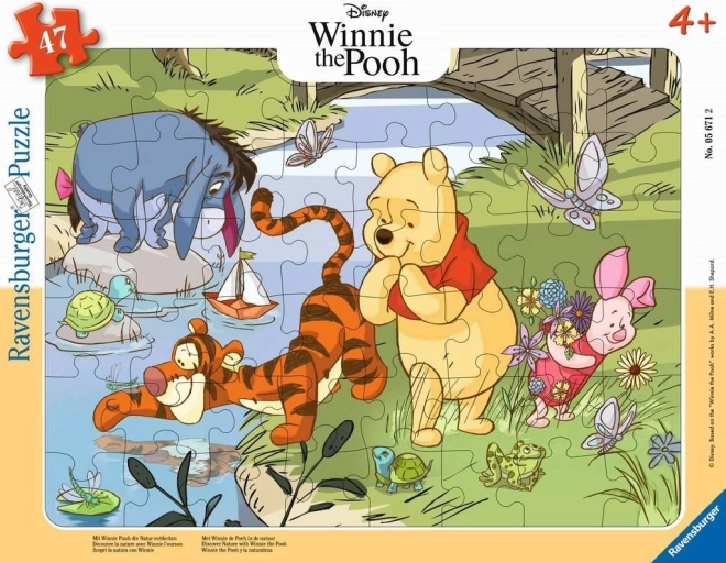 Medo Winnie Pooh otkriva prirodu puzzle 47 dijelova