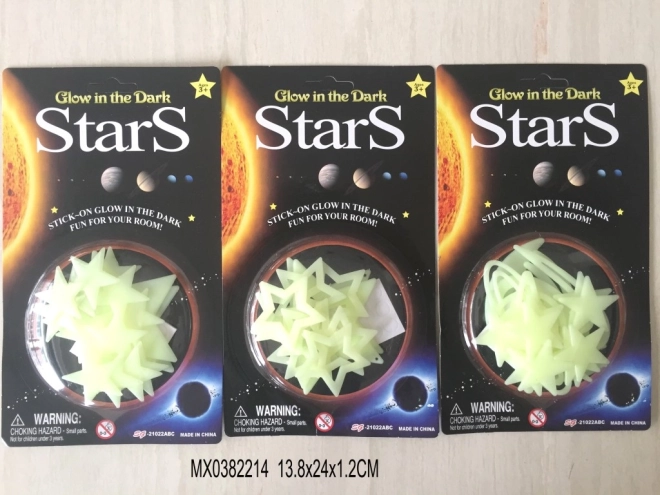 Svjetlucave zvjezdice na zid