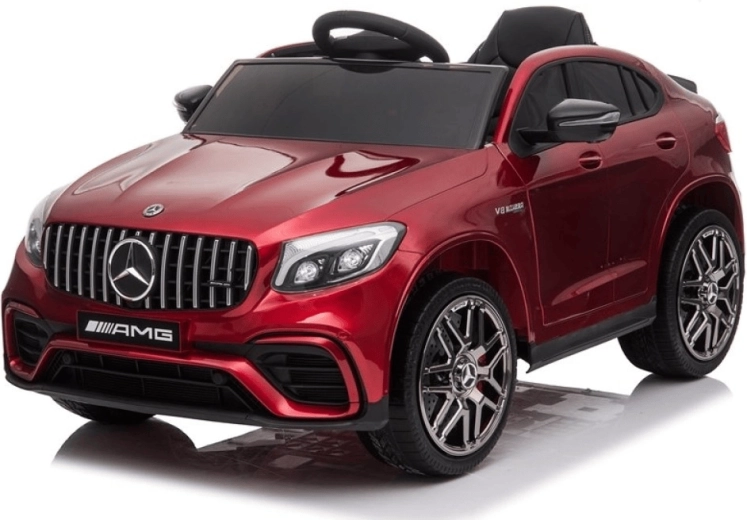 Električni autić MERCEDES-AMG GLC 63 S Coupe, crveni