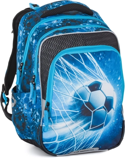 Bagmaster Beta school backpack for first graders – football