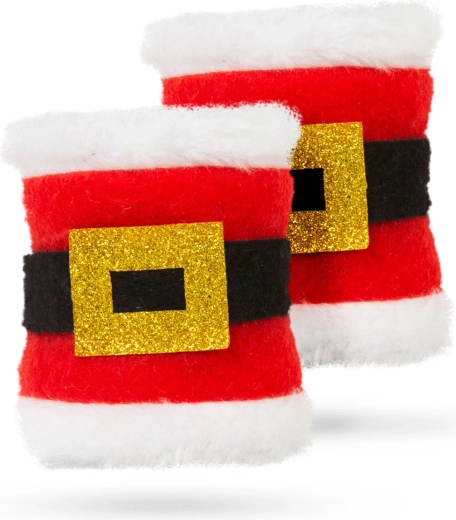 Christmas Santa Napkin Rings - 2 Pieces