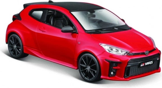 Metalni model Toyota Yaris 2021 crveni 1/24