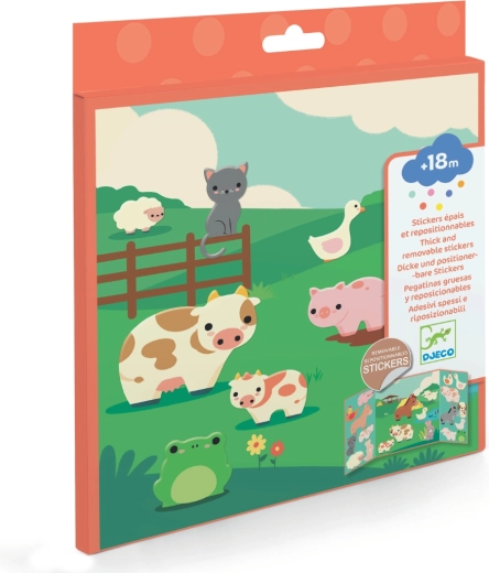 Premjestive naljepnice – životinje na farmi DJECO