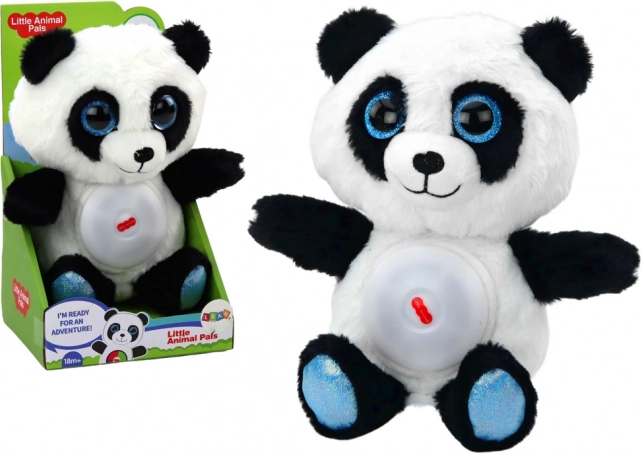 Plišani panda s noćnom lampicom i uspavankama 30 cm
