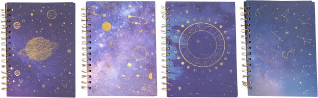Linirani notes sa spiralom 15 × 21 cm Zodiac, 100 stranica