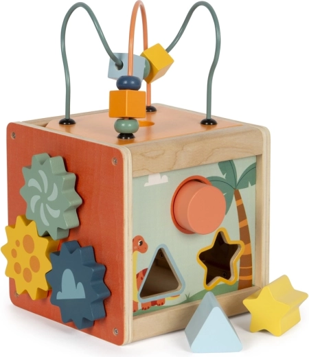 Drvena Motoricka Kocka Dino