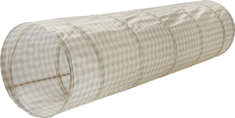 3 sprouts dječji tunel za igru recycled gingham beige - 1 komad