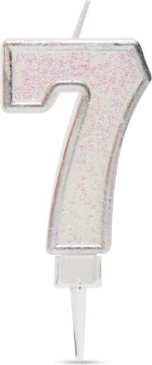 Number 7 Birthday Candle