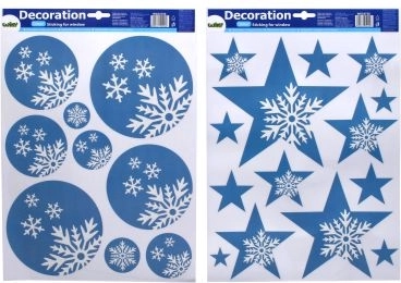 Božićni prozor ukras 41x29 cm