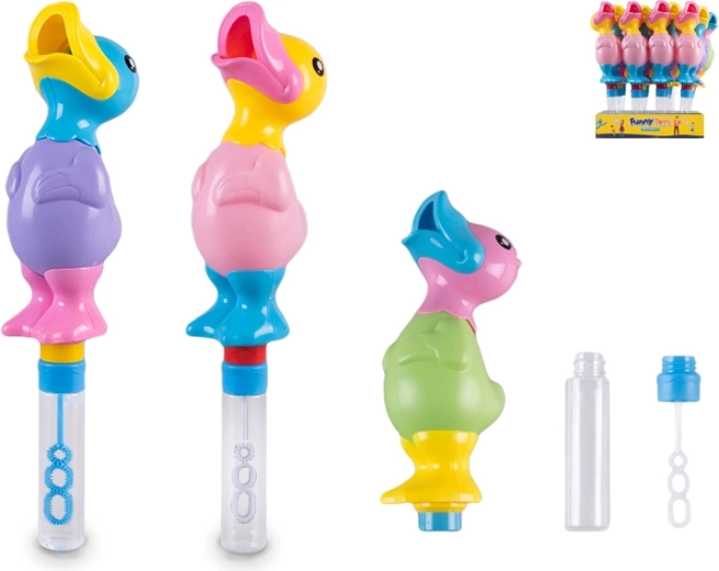 Puhač sapunice sa zviždućom pačićem 30 cm