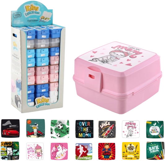 Lunch box s četiri pretinca 1,4 l