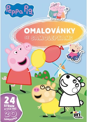 A4 Coloring Book with Stickers – Peppa Pig
