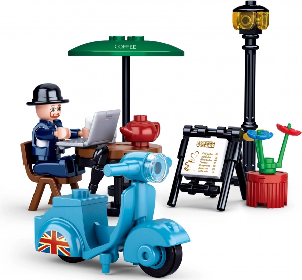 Sluban Town vozač skutera – građevni set