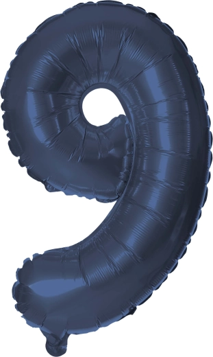Foli balon u obliku broja 9 30 cm plavi TORO