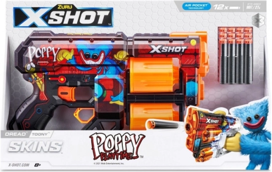 X-Shot Skins Dread Toony – dječji pjenasti blaster (12 strelica)
