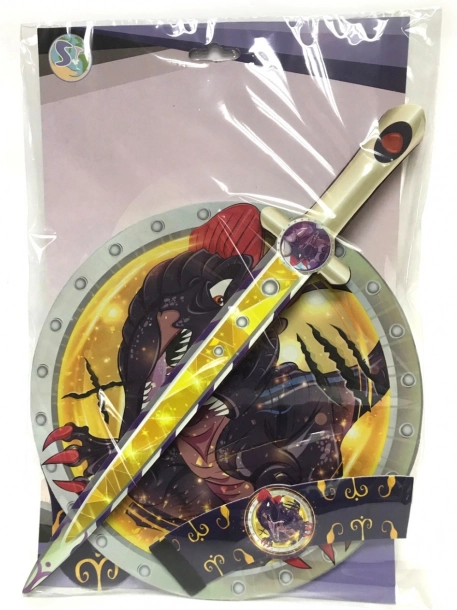 Pjenasti mač i štit D‑Rex za djecu