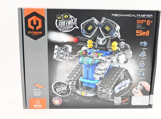 IM.MASTER programabilni RC robot 5 u 1 (plavi) – 596 dijelova