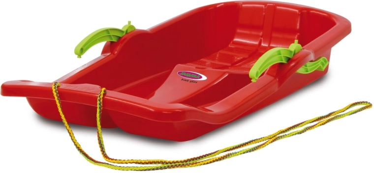 Snow Play Karol sled 80 cm red with brakes - 1 piece