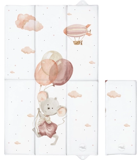 Ceba Baby putna podloga za presvlačenje Basic Mouse 80 × 50 cm