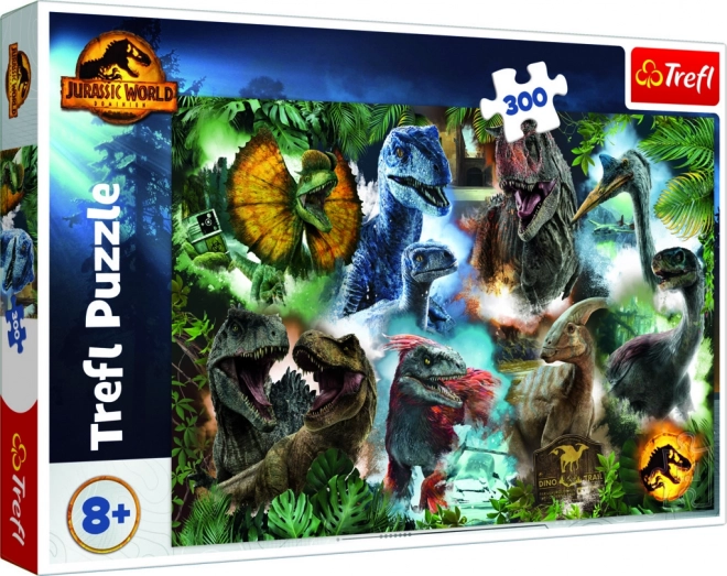 Puzzle 300 dijelova Omiljeni dinosauri Jurski svijet