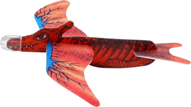 Pjenasti zrakoplov dinosaur crveni