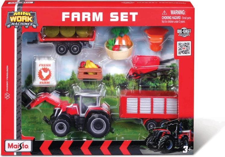 Maisto farmerski set Massey Ferguson