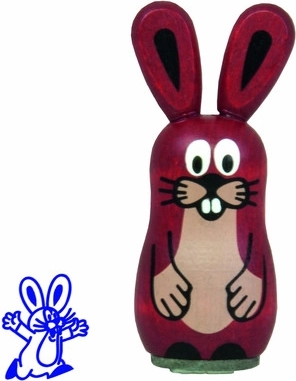 Drvena štambilja Zec Krtica i prijatelji