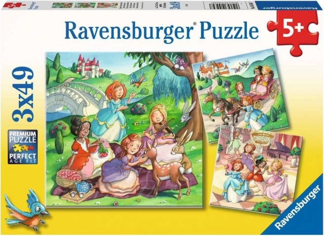 Puzzle Male princeze 3×49 dijelova RAVENSBURGER