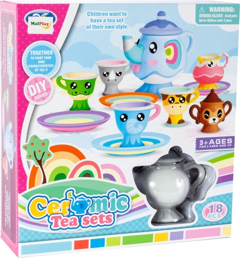 Porculanski set za čaj za oslikavanje DIY