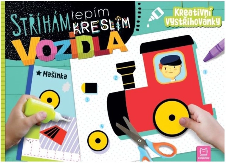 Cut, Glue, Draw: Vehicles – Creative Cut-Outs
