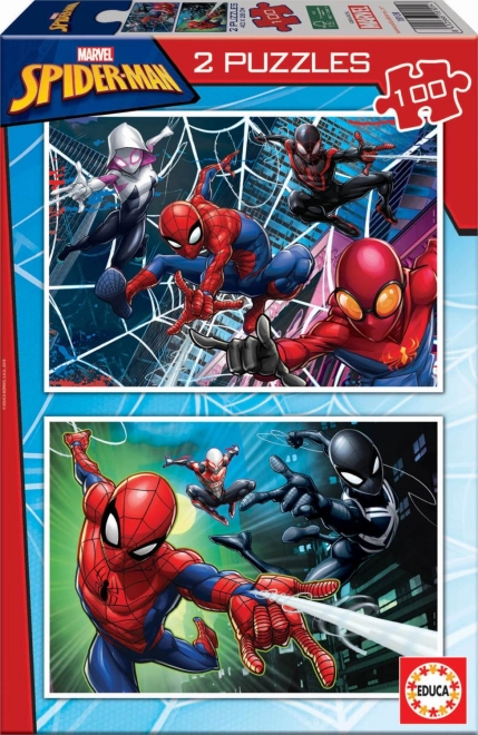 EDUCA puzzle Spiderman 2x100 pieces