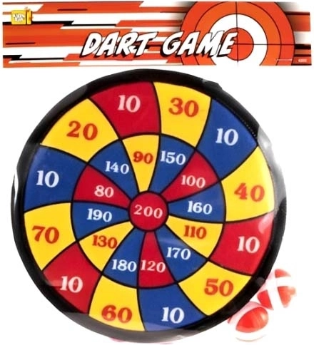 Meta na čičak 20 cm s 2 loptice