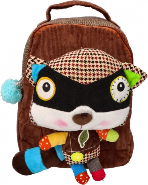 Dječji ruksak EcoSnoopers s rakunom