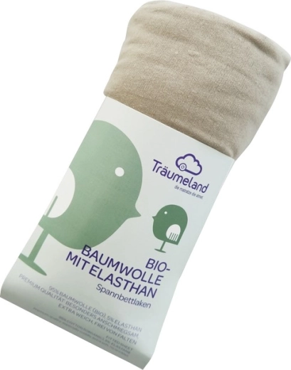 Träumeland plahta od organskog pamuka s elastanom 40 × 90 cm taupe