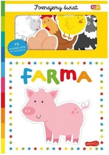 Akademija pametnog djeteta Upoznajmo svijet: farma – knjiga s 12 slagalica
