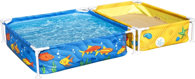Bestway My First Frame Pool – set dječjeg bazena i pješčanika 213 × 122 × 30,5 cm