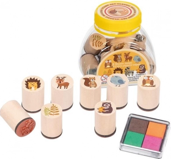 GOKI drveni pečati – šumske životinjice