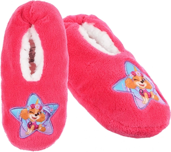 Children's Paw Patrol slippers, raspberry