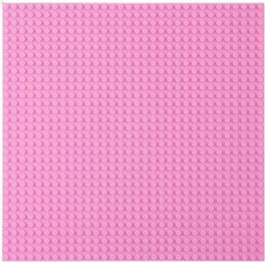 Ružičasta građevna ploča za kocke 40x40 cm