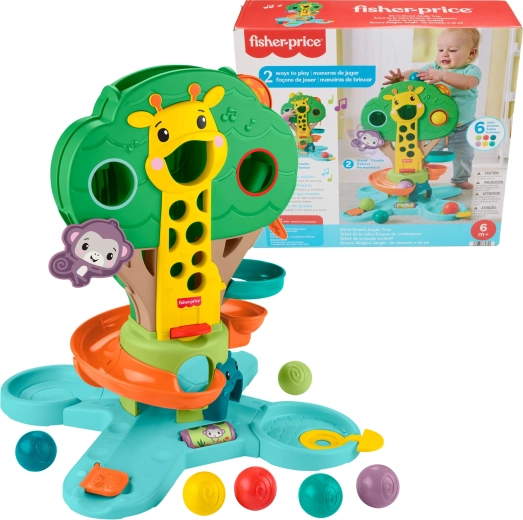Fisher-Price aktivno drvo s kuglicama od sjedenja do stajanja