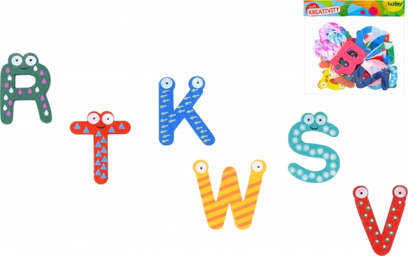 Drvena magnetska abeceda