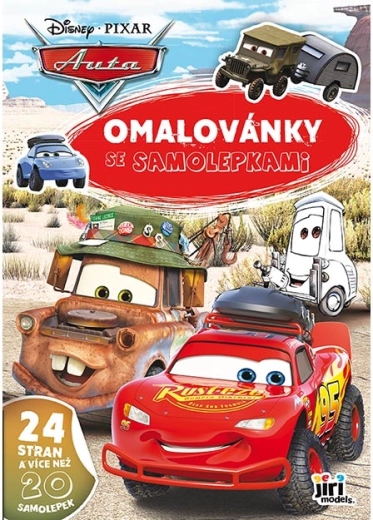 Bojanke A4 sa naljepnicama Auta