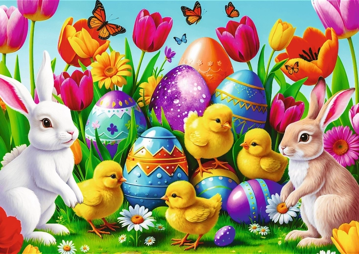 Puzzle Uskrsna livada 500 dijelova TREFL