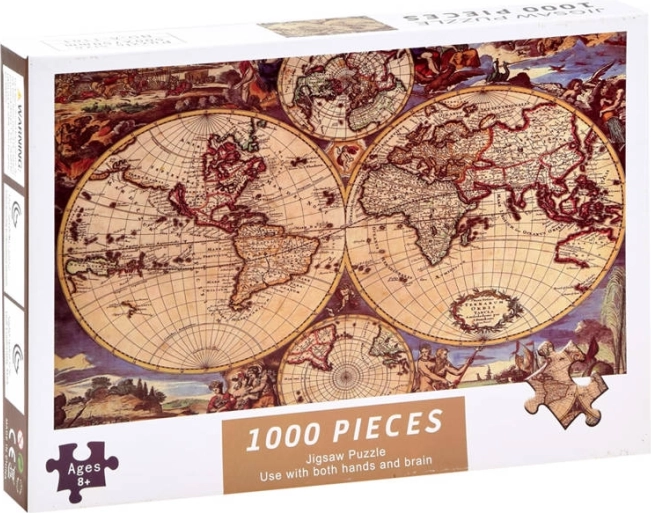 Antička mapa svijeta puzzle 1000 komada