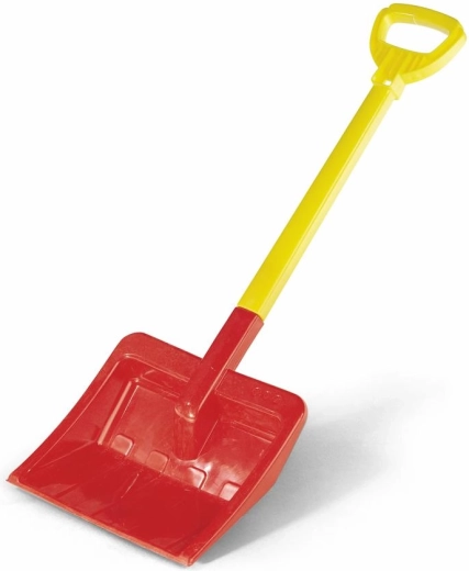 Crvene plastične grablje za snijeg i vrt