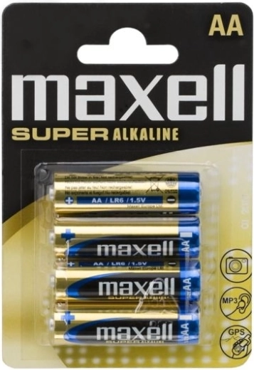 Alkaline AA LR6 batteries, 4 pcs