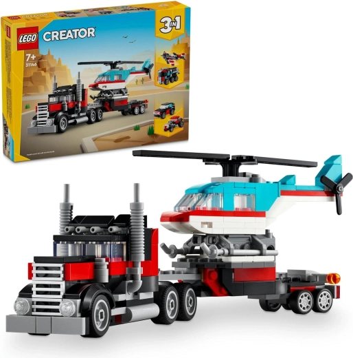 LEGO Creator kamion s platformom i helikopterom