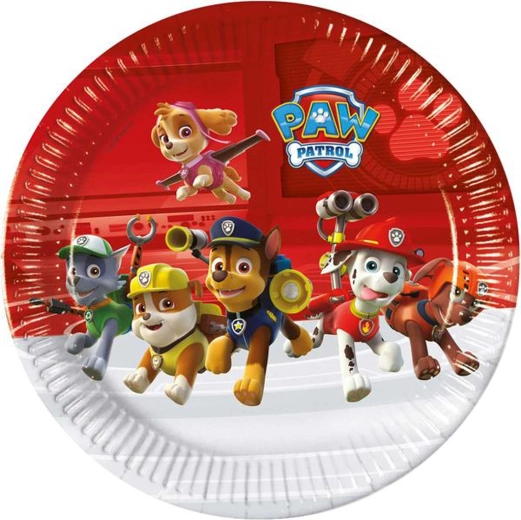 Papirnati tanjuri PAW PATROL 23 cm, 8 kom